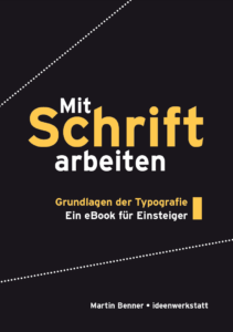 Cover des eBooks "Mit Schrift gestalten"